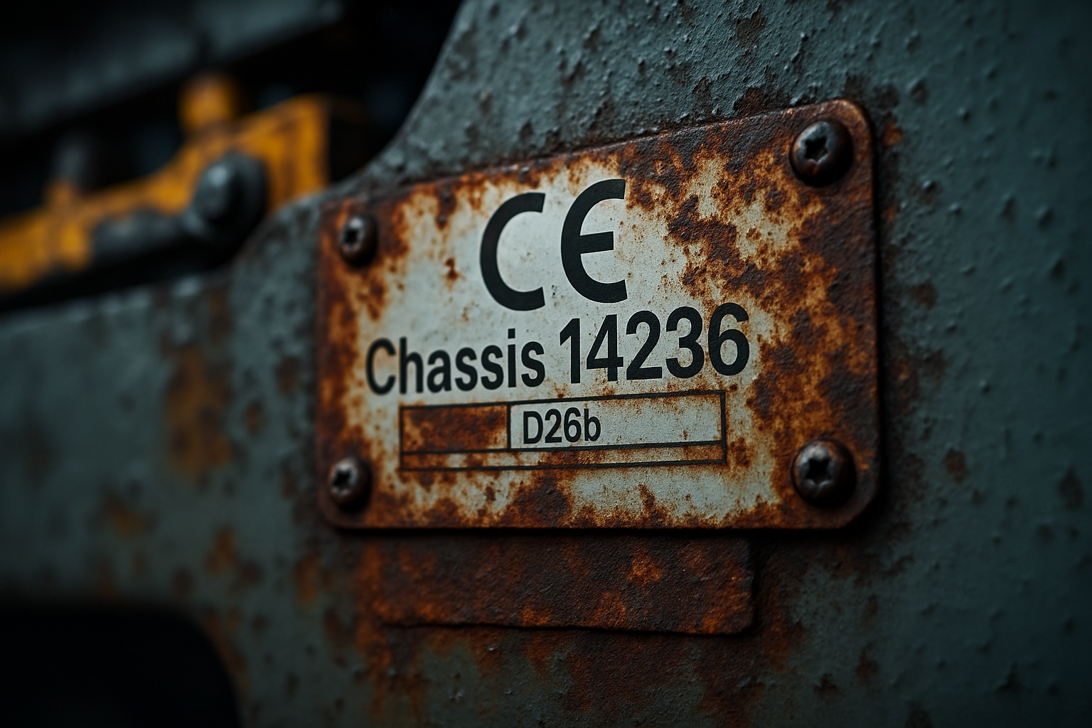 marcado CE maquinaria agrícola y número de bastidor para ROMA