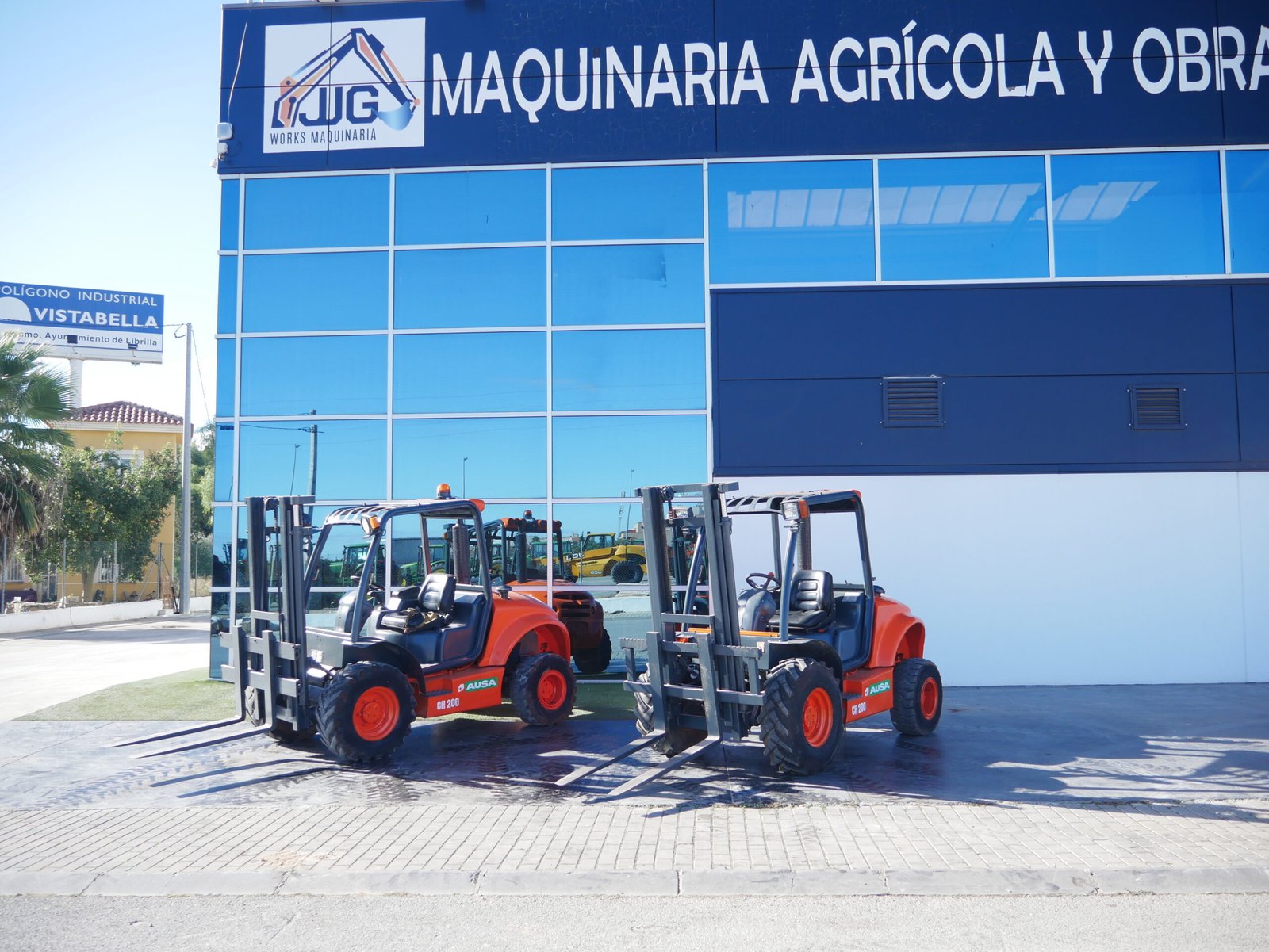 Carretilla elevadora AUSA CH 200 del 2007 con 5.000 horas – carretilla elevadora AUSA CH 200 todoterreno