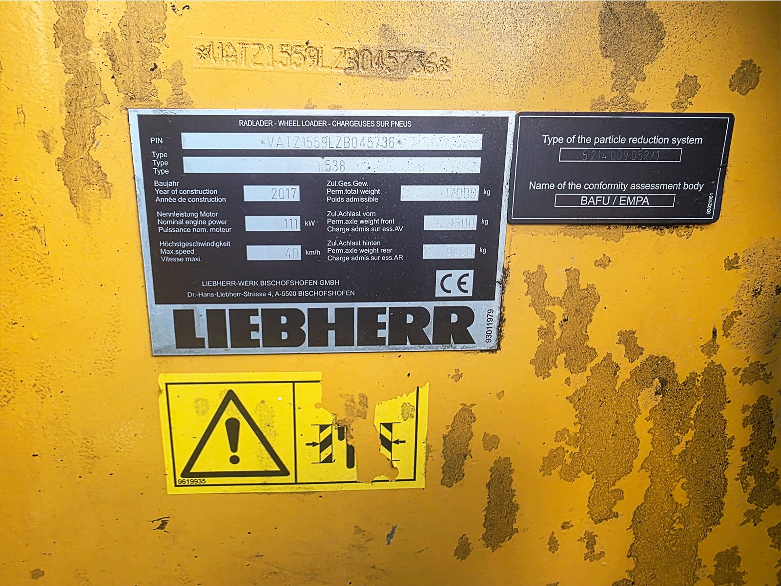 Cargadora de ruedas 2017 ocasión España