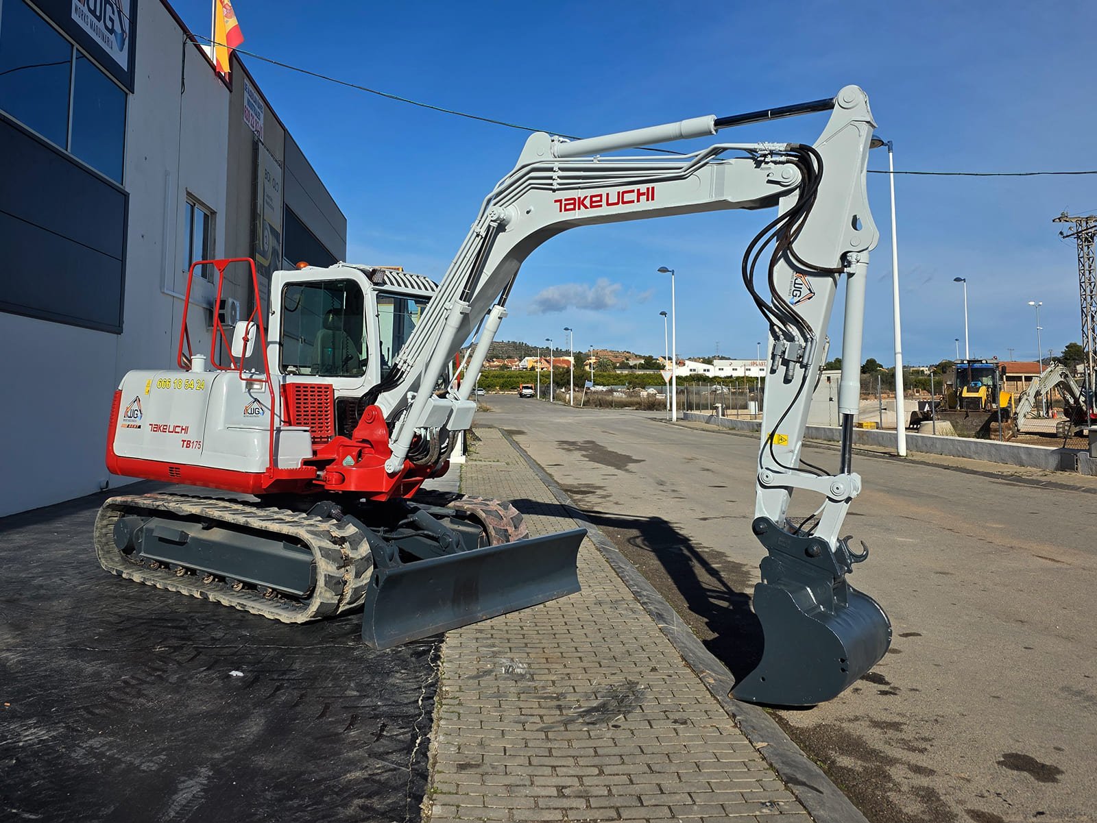 Tren de rodaje de excavadora Takeuchi 7 toneladas