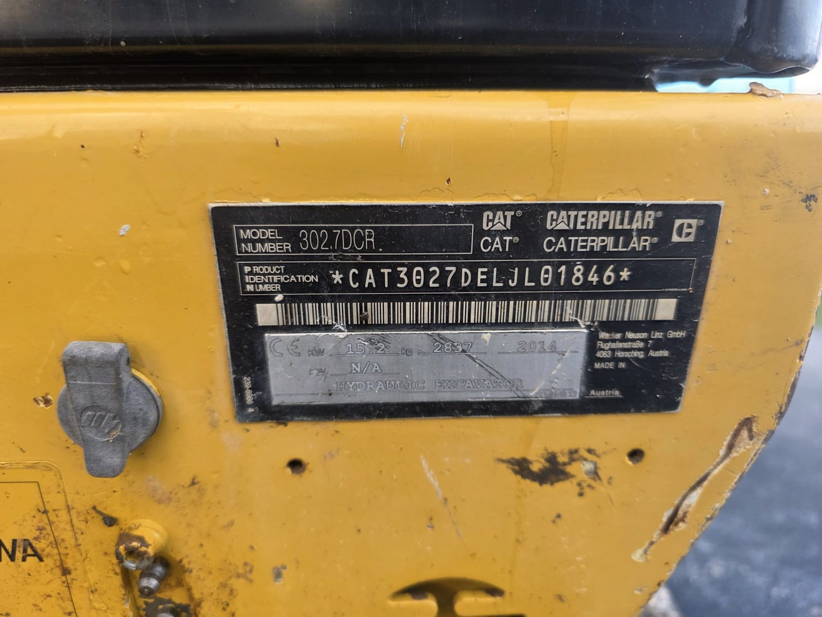 CAT 302.7 segunda mano CAT 302.7 en venta CAT 302.7 precio CAT 302.7 ocasión CAT 302.7 usada CAT 302.7 2014 CAT 302.7 6000 horas Caterpillar 302.7 segunda mano Caterpillar 302.7 precio CAT 302.7D CR segunda mano miniexcavadora CAT 302.7